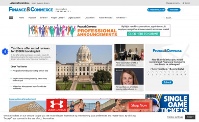 finance-commerce.com screenshot