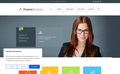 http://finance-business.cmsmasters.net/ screenshot