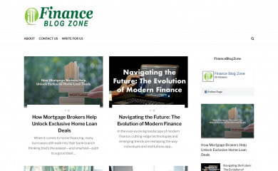 financeblogzone.com screenshot