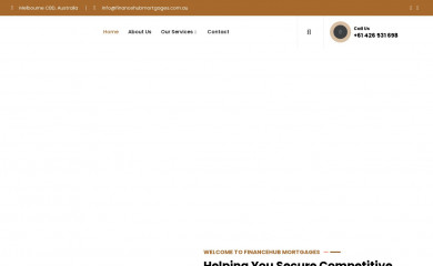 financehubmortgages.com.au screenshot