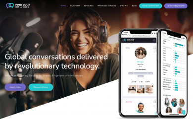 http://findyourinfluence.com screenshot