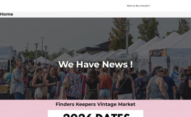 finderskeepersvintagemarket.com screenshot