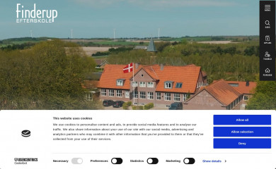 finderupefterskole.dk screenshot