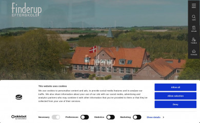 finderupefterskole.dk screenshot