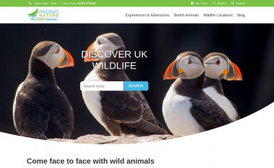 findingnature.co.uk screenshot