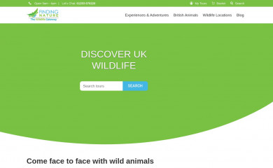 findingnature.co.uk screenshot
