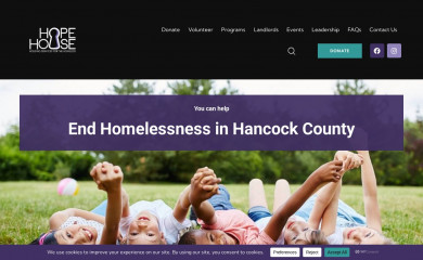 findlayhopehouse.org screenshot