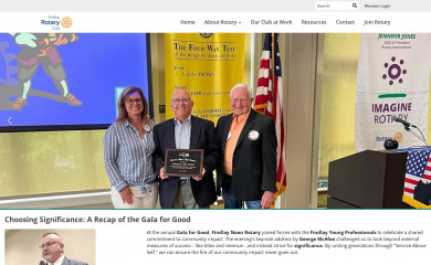 findlayrotary.org screenshot