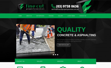 finecutpropertyservices.com.au screenshot