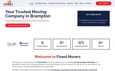 finestmovers.ca screenshot