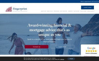 fingerprintfinancialplanning.co.uk screenshot