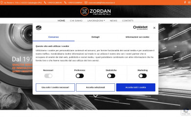 finiturezordan.it screenshot