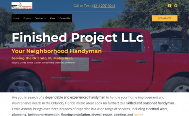 finishedprojectfl.com screenshot