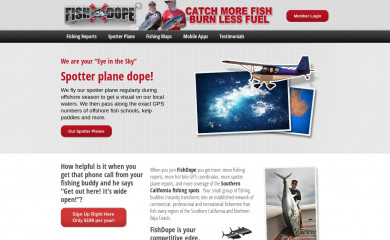fishdope.com screenshot