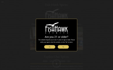 fishhawkspirits.com screenshot