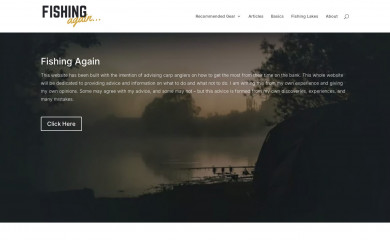 fishingagain.com screenshot
