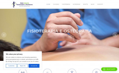 fisiohealth.it screenshot