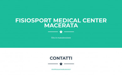 fisiosportmedicalcenter.it screenshot