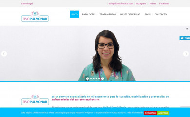 fisiopulmonar.com screenshot
