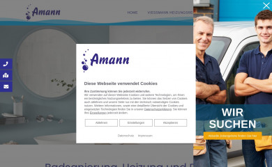 firma-amann.de screenshot