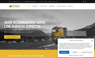 firma-sprenger.at screenshot
