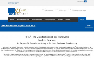 fira-fassaden.de screenshot