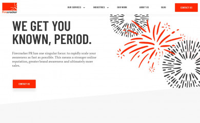 firecrackerpr.com screenshot