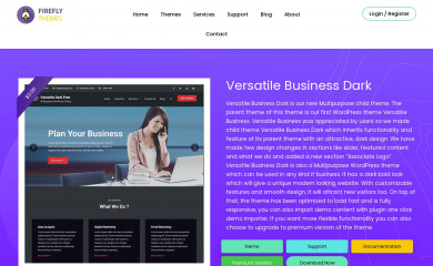 Versatile Business Dark screenshot