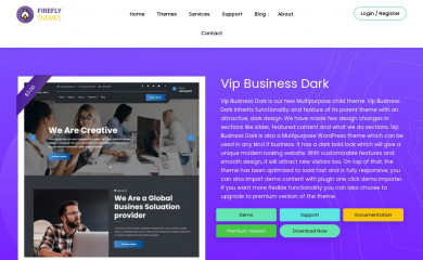 https://fireflythemes.com/themes/vip-business-dark/ screenshot