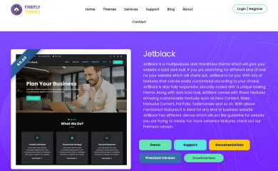 https://fireflythemes.com/themes/jetblack/ screenshot