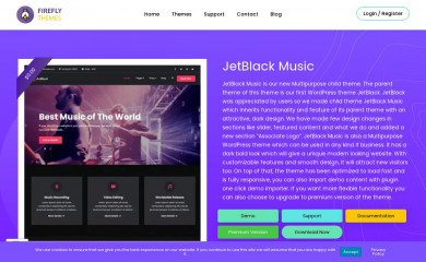 https://fireflythemes.com/themes/jetblack-music/ screenshot
