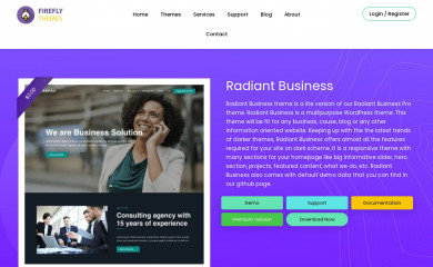Radiant Business screenshot