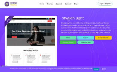 https://fireflythemes.com/themes/stygian-light/ screenshot