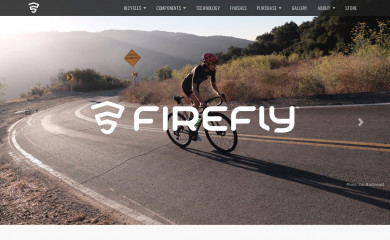 fireflybicycles.com screenshot