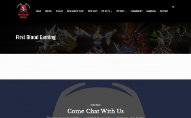 firstbloodgaming.com screenshot