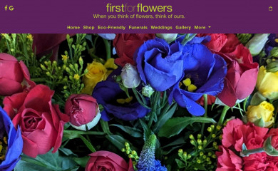firstforflowers.co.uk screenshot