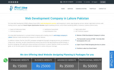 http://firstideaweb.com screenshot
