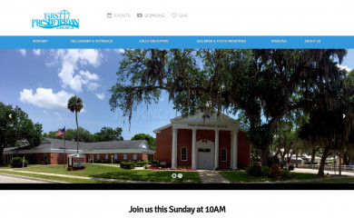 firstpresbyteriannsb.com screenshot