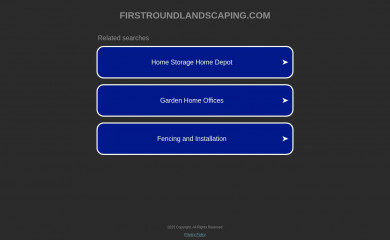 firstroundlandscaping.com screenshot