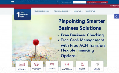 firstresourcebank.com screenshot
