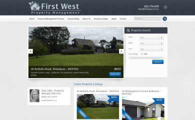 firstwest.co.nz screenshot