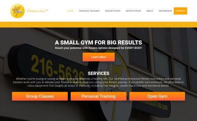 fitness247vb.com screenshot