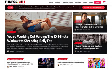 fitnessvolt.com screenshot