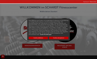 fitnesscenter-schardt.de screenshot