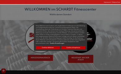 fitnesscenter-schardt.de screenshot