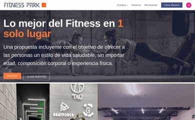 fitnesspark.mx screenshot