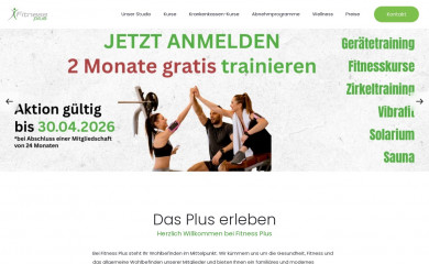 fitnessplus-waldmohr.de screenshot