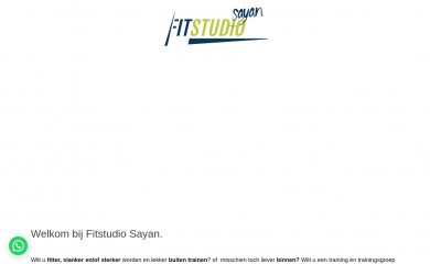 fitstudiosayan.nl screenshot