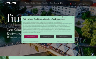 fiume-sommerbar.de screenshot