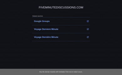 fiveminutediscussions.com screenshot